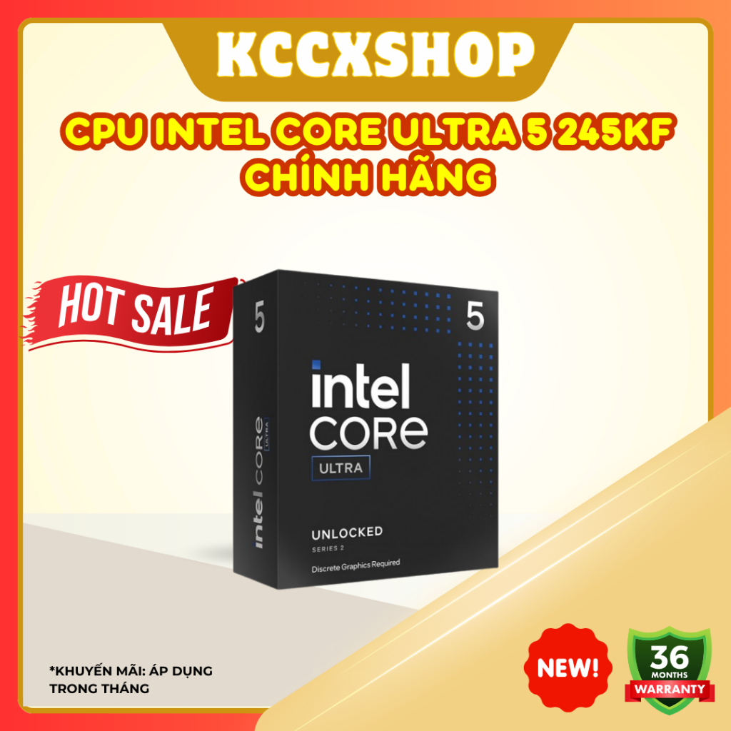 CPU Intel Core Ultra 5 245KF Chính Hãng – Hiệu năng cao, tối ưu gaming ...