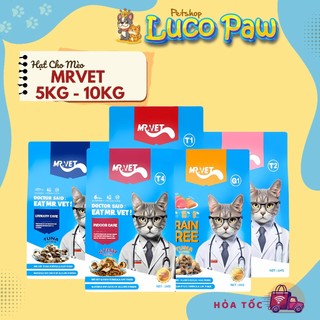 MRVET 5KG - 10KG Thức ăn cho mèo hạt Topping Cao Cấp T1, T2, T3, T4, G1 LUCOPAW Petshop