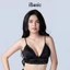 Áo ngực Áo lót Bralette mút mỏng không gọng satin phối ren iBasic thoải mái gợi cảm màu đen BRAW171