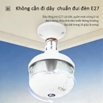 Camera V380 360° Toàn cảnh không góc chết 4K siêu nét phủ sóng toàn khu Đèn AI thông minh  Đàm Thoại 2 Chiều — ảnh 4