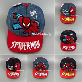 [ 4-8 TUỔI ] MŨ KẾT SPIDERMAN CHO TRẺ EM - MŨ LƯỠI TRAI SIÊU NHÂN NHỆN CHO BÉ TRAI