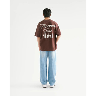 Áo Thun Nam Tay Ngắn Cotton Hình In Sau Form Boxy - ROUTINE 10F25TSS017
