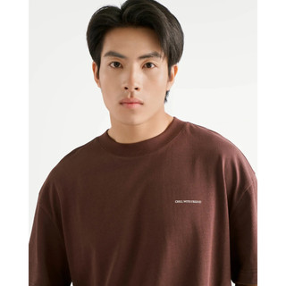 Áo Thun Nam Tay Ngắn Cotton Hình In Sau Form Boxy - ROUTINE 10F25TSS017