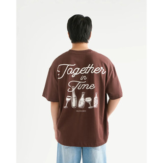 Áo Thun Nam Tay Ngắn Cotton Hình In Sau Form Boxy - ROUTINE 10F25TSS017
