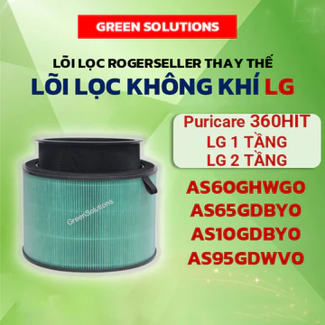 Lõi Lọc Rogerseller® Tương Thích Lõi Lọc Không Khí LG Puricare 360 Hit, LG 1 tầng, LG 2 tầng. Bộ Lọc Không khí LG