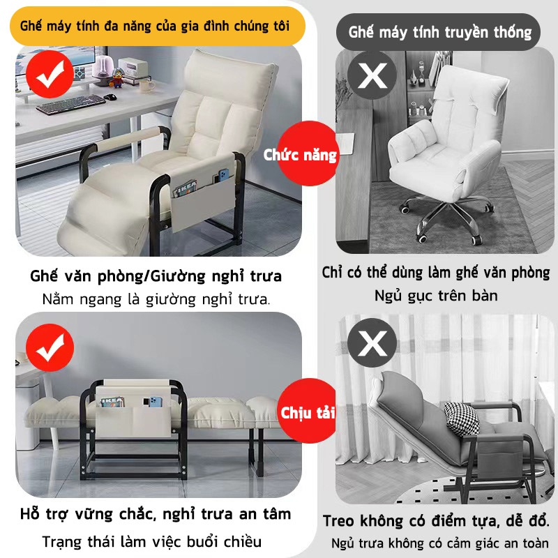 Ghế Lười Thông Minh NOVUS - 5 Cấp Điều Chỉnh, Ngồi Nằm Thoải Mái,  Túi Lưu Trữ Tiện Lợi - Chất Liệu Thoáng Khí Cao Cấp