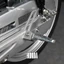 Gác chân sau nhôm CNC, gắn cho Honda, Yamaha, Wave, Dream, Future, Exciter, Sirius,...
