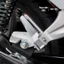 Gác chân sau nhôm CNC, gắn cho Honda, Yamaha, Wave, Dream, Future, Exciter, Sirius,...