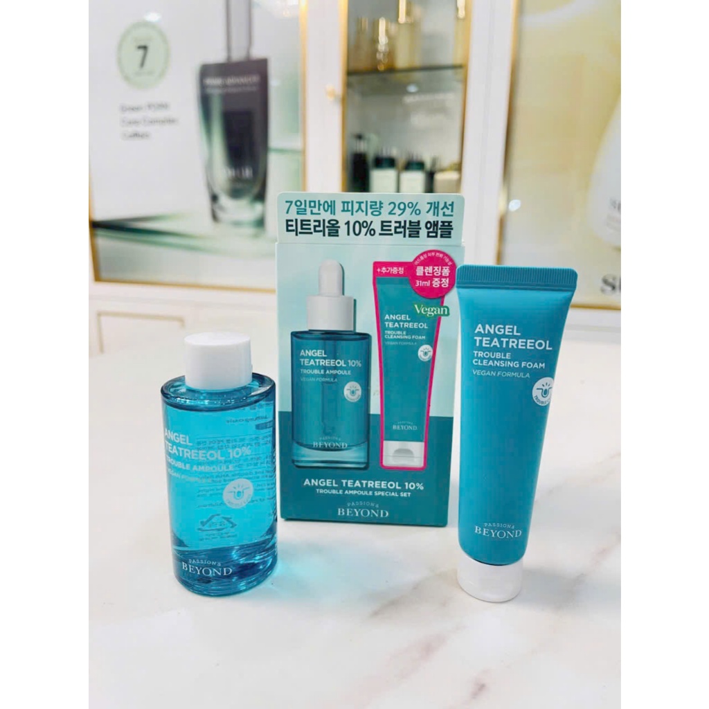 Tinh chất tràm trà thuần chay Beyond Angel Teatreeol 10% Trouble Ampoule