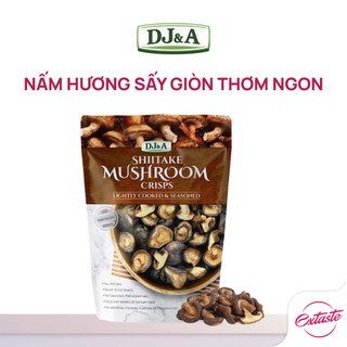 Nấm hương sấy giòn DJ&A Shiitake Mushroom Crips thơm ngon, bổ dưỡng và giàu chất xơ