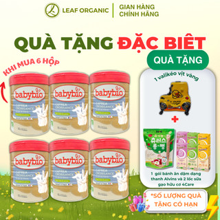 Combo 6 hộp sữa dê hữu cơ số 1, 2, 3