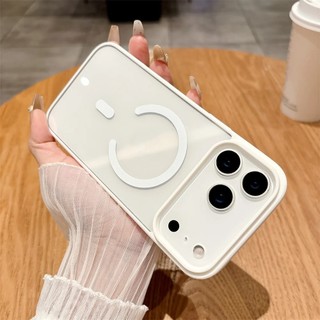 Ốp iPhone trong suốt chống sốc hỗ trợ sạc từ tính chống trầy cho iPhone 17 Air 16 15 14 Pro Max Plus