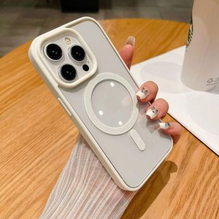 Ốp iPhone trong suốt chống sốc hỗ trợ sạc từ tính chống trầy cho iPhone 17 Air 16 15 14 Pro Max Plus
