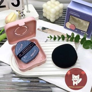 [AMORTALS] Set 2 Bông Mút Trang Điểm AMORTALS Sao Song Tử Jeans Kèm Hộp Đựng