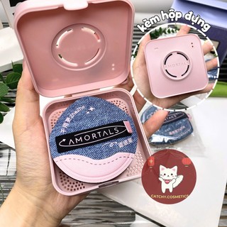 [AMORTALS] Set 2 Bông Mút Trang Điểm AMORTALS Sao Song Tử Jeans Kèm Hộp Đựng
