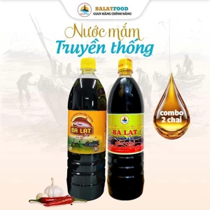 1 Lít Nước Mắm Cá Cơm Loại ĐẶC BIỆT và 1 Lít Nước Mắm Cốt Tôm, Nước Mắm Truyền Thống Ba Lạt