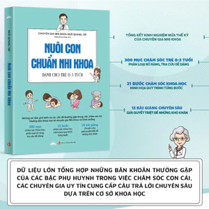 Sách - Nuôi Con Chuẩn Nhi Khoa - Cẩm Nang Chăm Sóc Trẻ Nhỏ Toàn Diện - Chuyên gia Nhi khoa Ngô Quang Trì