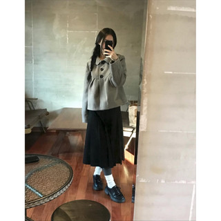 Le rouge | Tilly jacket Áo khoác dạ mùa thu cổ peter pan 🍁