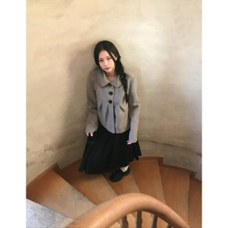 Le rouge | Tilly jacket Áo khoác dạ mùa thu cổ peter pan 🍁