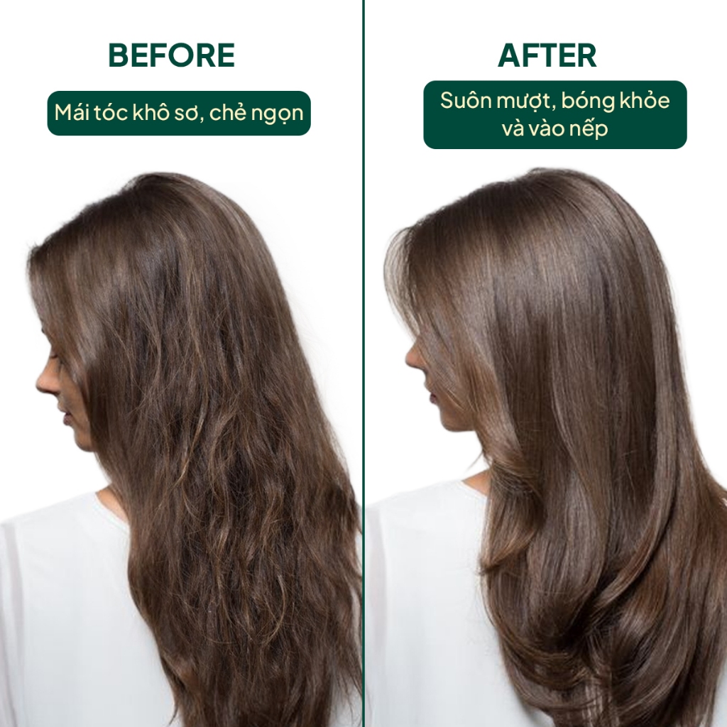 Kem ủ tóc phục hồi hư tổn Argan Wellmate giảm khô xơ gãy rụng bảo vệ tóc khỏi nhiệt túi 500ml