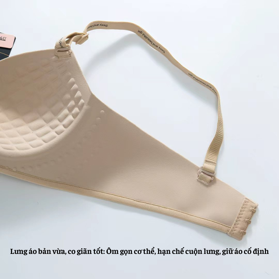 Áo Ngực Đúc Su Đệm Mỏng Massage Nâng Ngực Tự Nhiên Chống Xệ DORIS A521