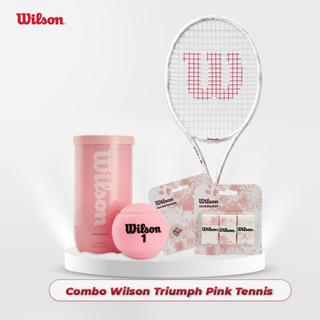 Wilson Combo Triumph Pink Tennis Combo Vợt Tennis Triumph 202601081
