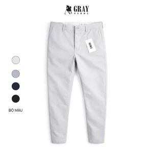 Quần kaki dài nam GRSIMPLE dáng Slim Fit, dáng ôm, chất liệu co giãn dáng âu