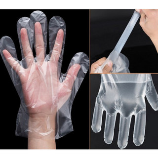 Găng tay PE Inochi an toàn thực phẩm không chứa chất độc hại chống nước phù hợp mọi kích cỡ tay