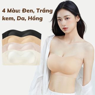 Áo ngực nữ quây ngang su cao cấp đệm mút mỏng ôm gom nâng ngực viền silicon chống tuột DEVARI G86