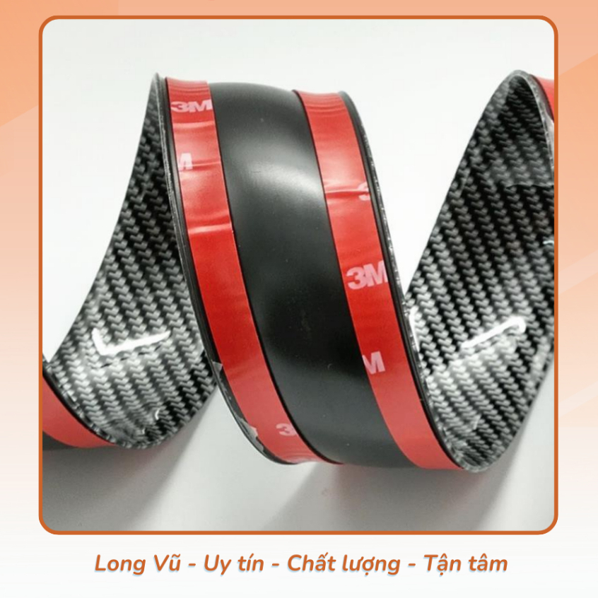 Nẹp Dán Vân Carbon Chống Trầy Xước Bảo Vệ Bậc Cửa Xe Hơi/ Bảo Vệ Cốp Sau Xe Hơi Cho Nhiều Hãng Xe