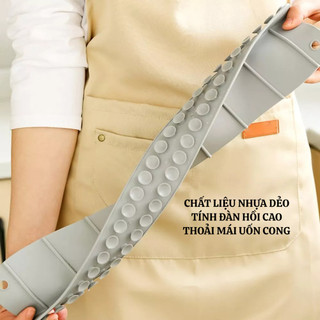 Tấm Chắn Nước Silicone 50cm Chống Tràn Bồn Rửa, Thanh Chắn Nước Hút Chân Không, Lắp Đặt Dễ Dàng