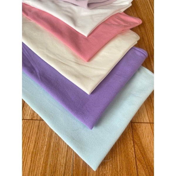 Áo Phông Nữ Unired Basic Cotton Form Chuẩn, Màu Pastel Thanh Lịch