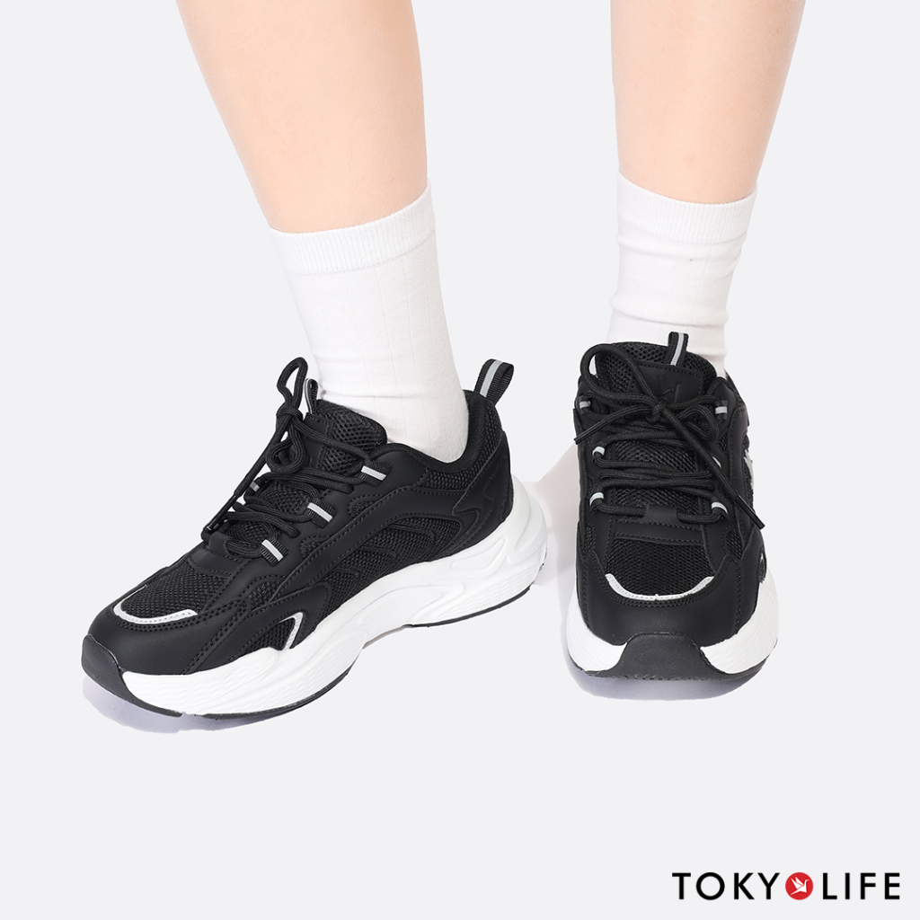 Giày Thể Thao Nữ Đế Cao Êm Chân Thoáng Khí Kiểu Dáng Năng Động 40005319 - TOKYOLIFE