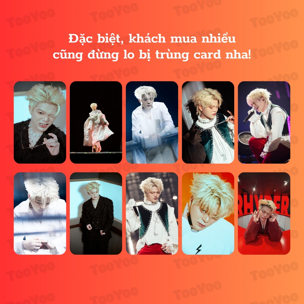 Túi mù gồm 10 card RHYDER ATSH bo góc không trùng TooYoo CARD0002 ...