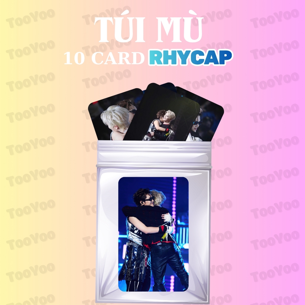 Túi mù gồm 10 card CP Rhyder & Captain bo góc không trùng TooYoo ...