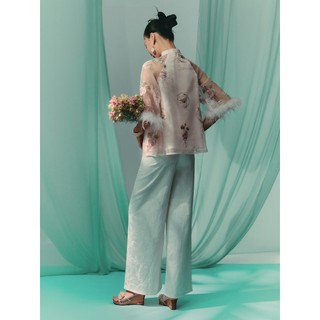 [New1]  Set Áo Quần Ngọc Uyển, Chất Vải Tơ Thêu Họa Tiết Thoải Mái, WSB154 SOME HOW STORE