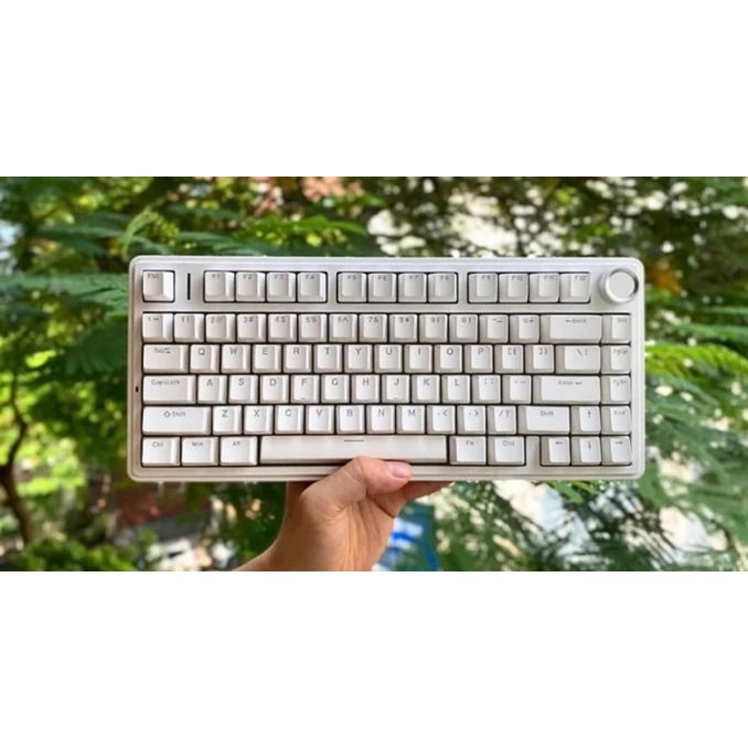 Bàn Phím Cơ Có Dây Gaming AULA F75 - F7512 Màu Trắng Red Switch LED | Chính Hãng | Bảo Hành 24 Tháng | BigBuy360 - bigbuy360.vn