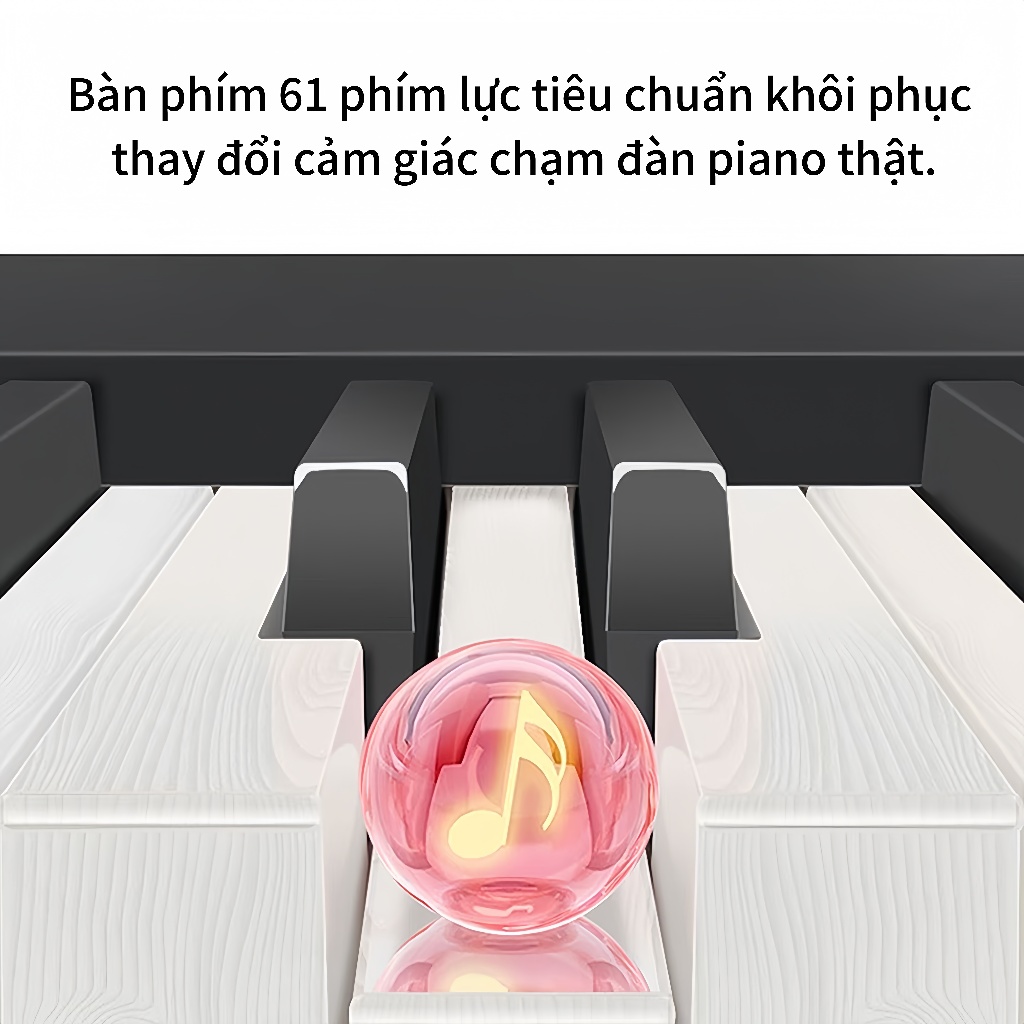 【Giáo viên đề xuất】Đàn Piano Điện & Organ 61 Phím | Nhạc Cụ Đa Năng Cho Người Mới Học, Giáo Viên & Trẻ Em