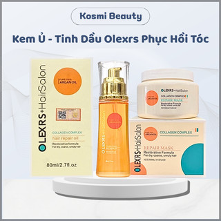 Tinh dầu Olexrs ủ tóc Olexrs dưỡng tóc Olexrs Hair Salon Collagen 80ml - Kosmi Beauty