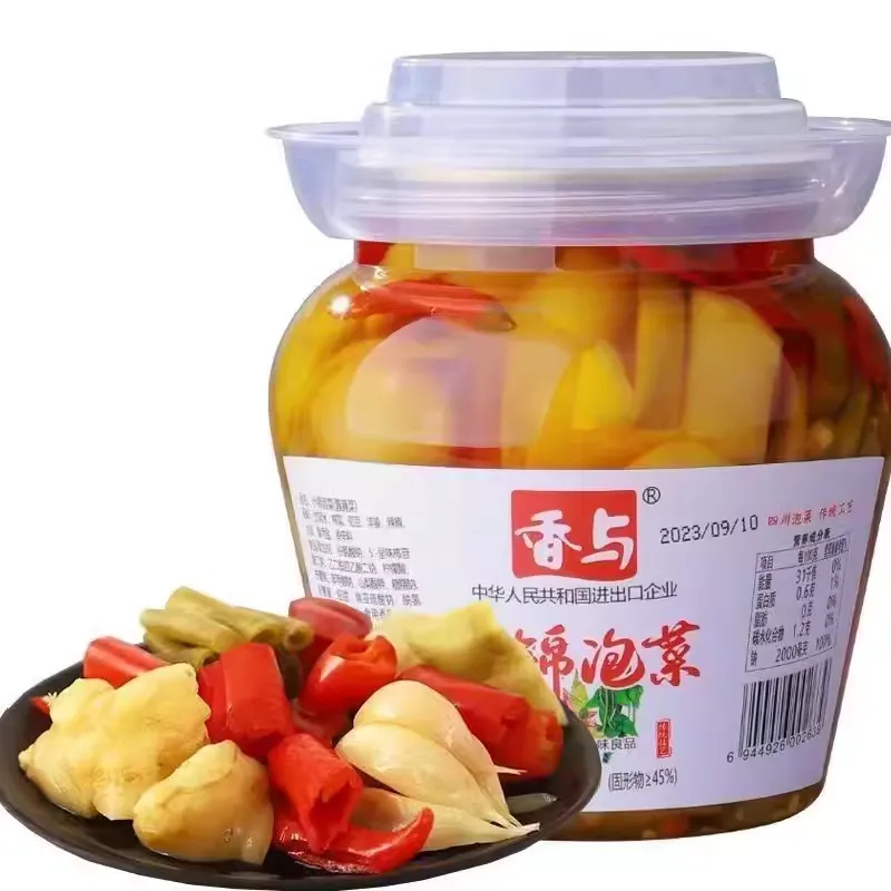 Rau Củ Ngâm Tứ Xuyên Thập Cẩm Hũ 800g - Vị Cay Tê Giòn Sần Sật, Ăn Liền Siêu Cuốn, Chuẩn Vị Nội Địa Luka Food