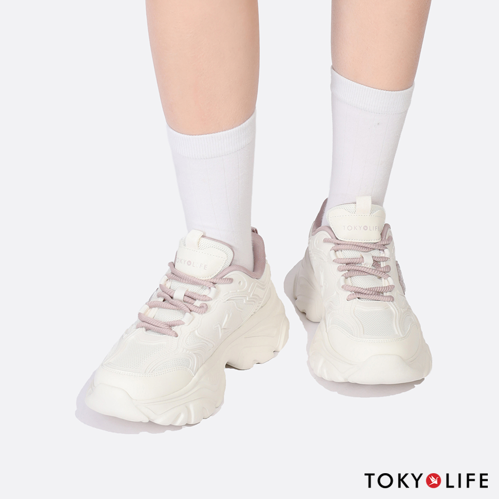 Giày Thể Thao Nữ Đế Cao Êm Chân Thoáng Khí Kiểu Dáng Năng Động Trẻ Trung  40005317 - TOKYOLIFE