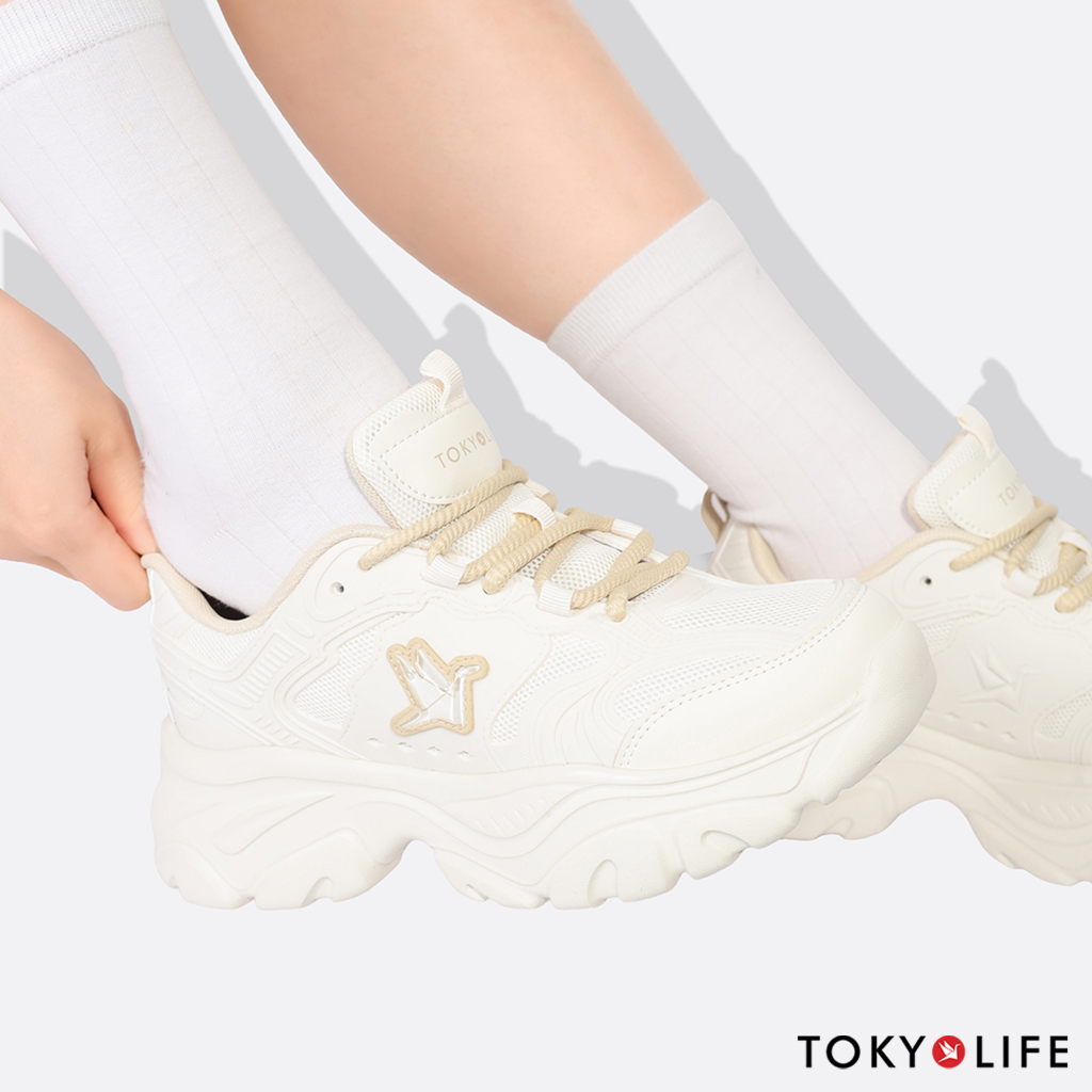 Giày Thể Thao Nữ Đế Cao Êm Chân Thoáng Khí Kiểu Dáng Năng Động Trẻ Trung  40005317 - TOKYOLIFE