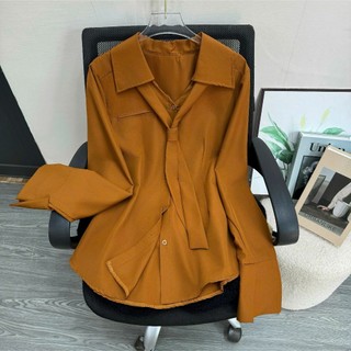 Áo Sơ Mi Nữ Tay Dài CÓ BIGSIZE Vải Lụa Chéo Ít Nhăn Thanh Lịch Thời Trang Công Sở SM168