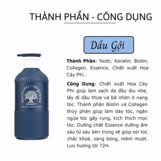 Cặp gội xả Voudioty biotin COLLAGEN ESSENCE dầu gội dầu xả biotin collagen 500ml - Kosmi Beauty