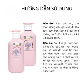 Cặp gội xả Voudioty biotin COLLAGEN ESSENCE dầu gội dầu xả biotin collagen 500ml - Kosmi Beauty