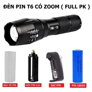ĐÈN PIN CẦM TAY LED XML T6 Siêu sáng