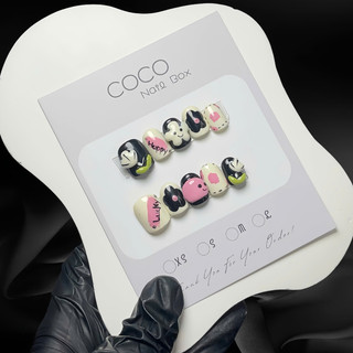 (Hot Sale) Móng úp tay, Nailbox thiết kế - G069 Gel nổi bông hoa dễ thương nhà Gemychip