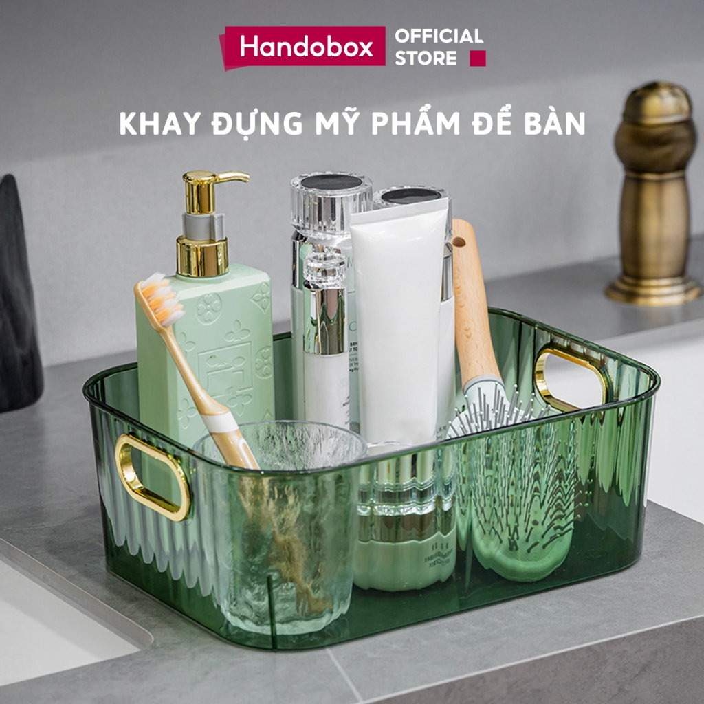 Hộp Đựng Mỹ Phẩm Đa Năng Sang Trọng Handobox Khay Đựng Đồ Trang Điểm Đồ Tiện Ích Văn Phòng Phẩm