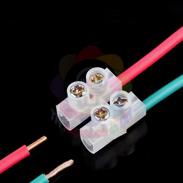 Khớp nối dây điện lỗ vít cầu nối điện Domino nối nhanh dây điện cực kì tiện lợi cho thiết bị điện tử gia dụng hộp điện