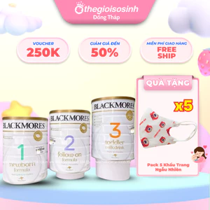 Sữa Blackmores Úc 900g–Số 1, Số 2, Số 3 Hỗ Trợ Tiêu Hóa Phát Triển Trí Não - TGSS DONG THAP